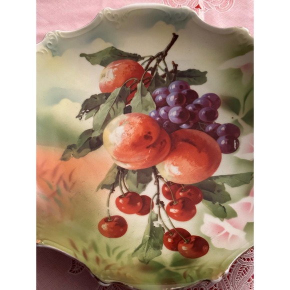 Vintage large decorative hanging bowl- Victoria Austria - Picture 4 of 12